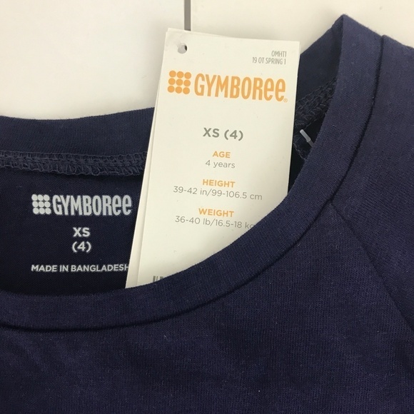 Gymboree Blue Sequined Cherry Shirt Size 4 XS - Picture 3 of 5